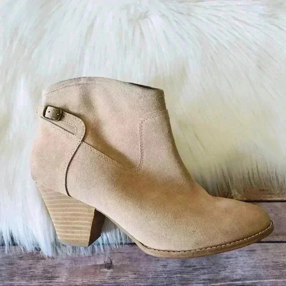 Splendid Suede Booties Shoes Sz 9 - Picture 4 of 8